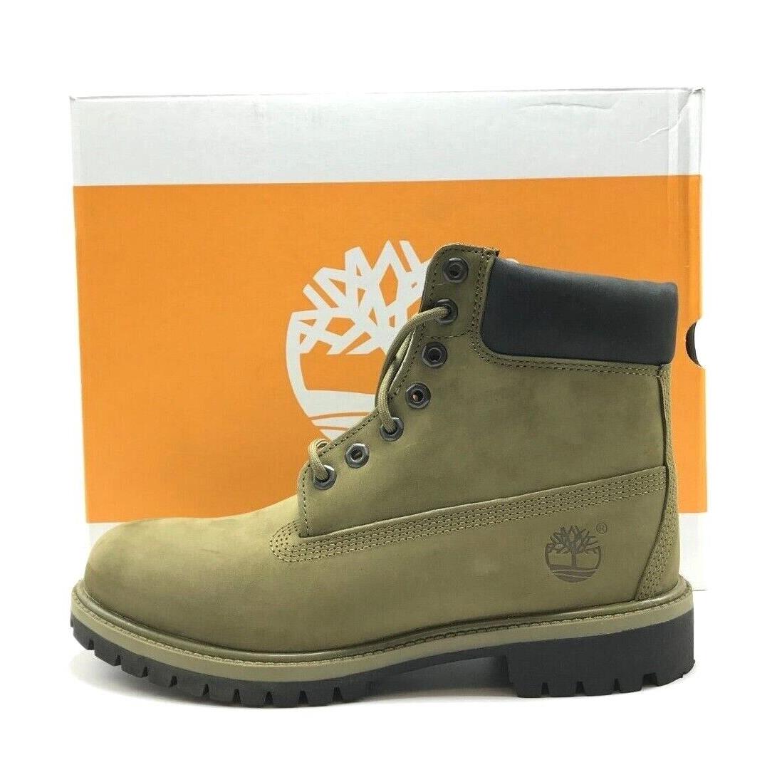 Men Timberland Premium 6-INCH Waterproof Boots Olive TB0A2P6W EO8