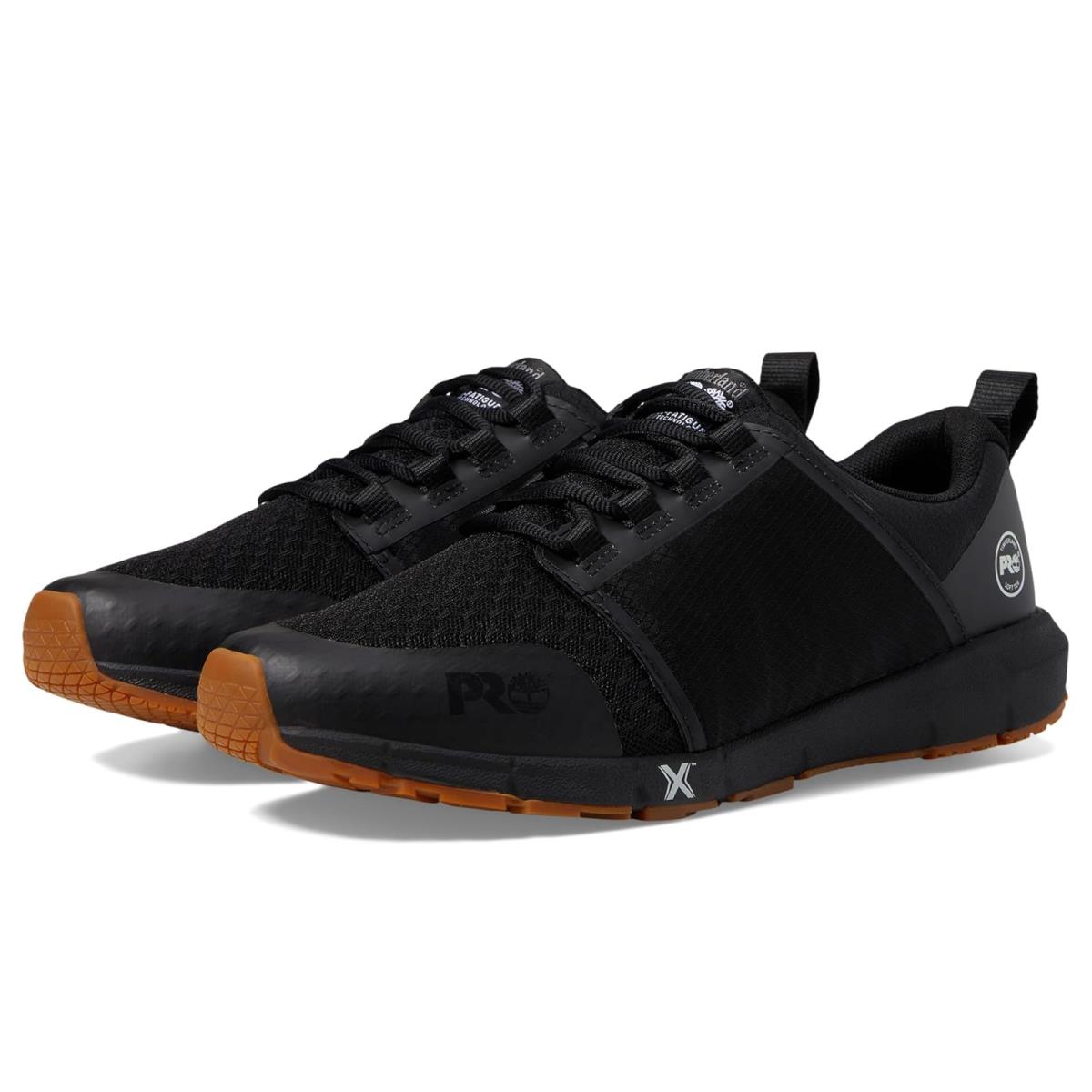 Man`s Sneakers Athletic Shoes Timberland Pro Radius Soft Toe - Black/Gum 1