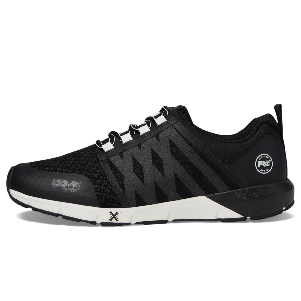 Man`s Sneakers Athletic Shoes Timberland Pro Radius Soft Toe Black/White 1