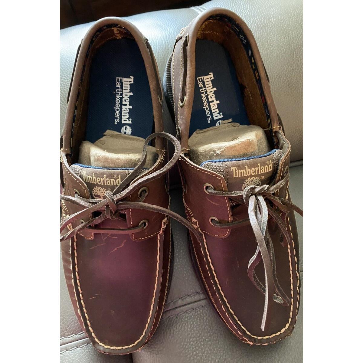 Timberland Men s Boat Shoes Kia Wah Brown Sz 11.5 Style 5232 2591