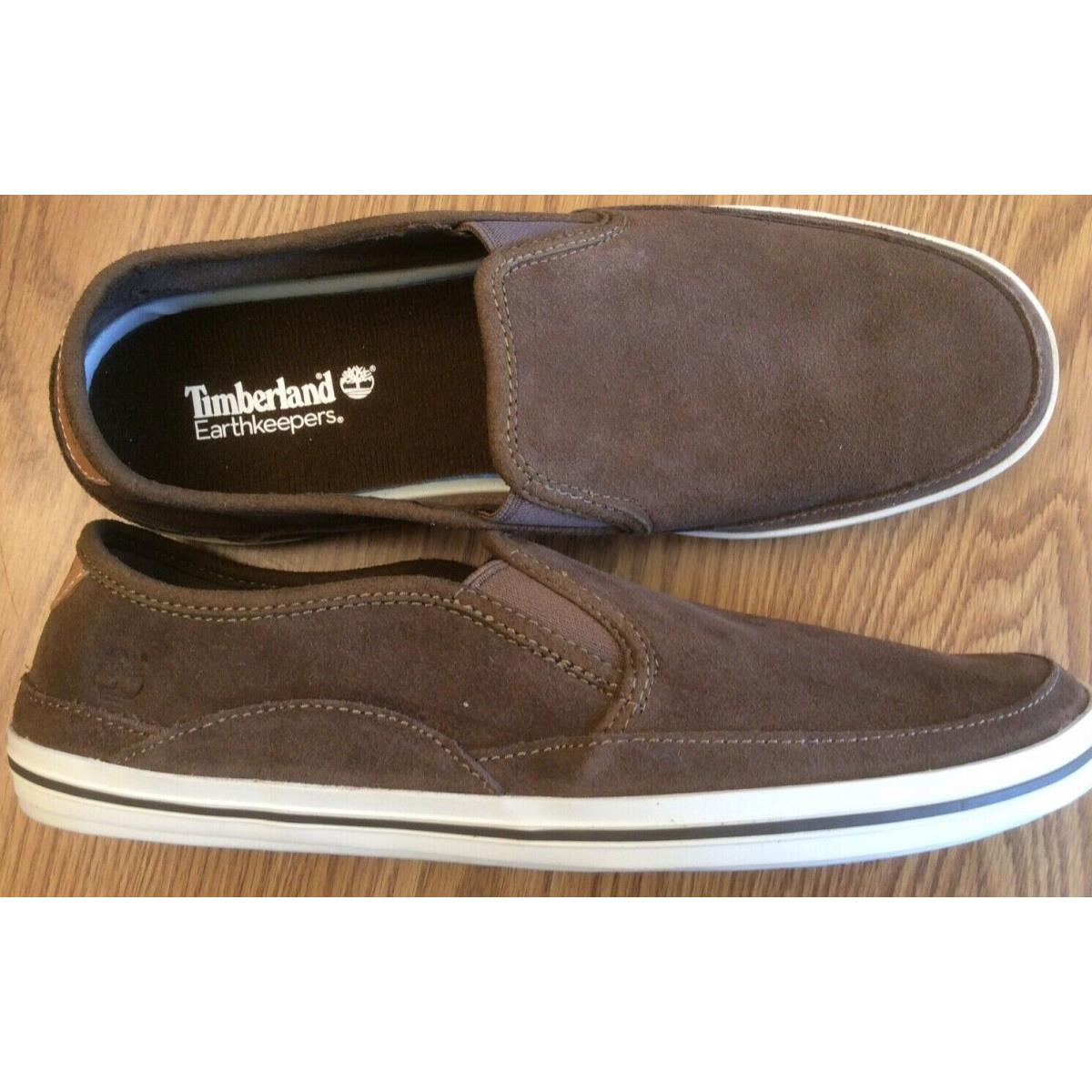 Timberland Earthkeepers Brown Suede Slip-on Casual Deck Shoes EK Casco Bay