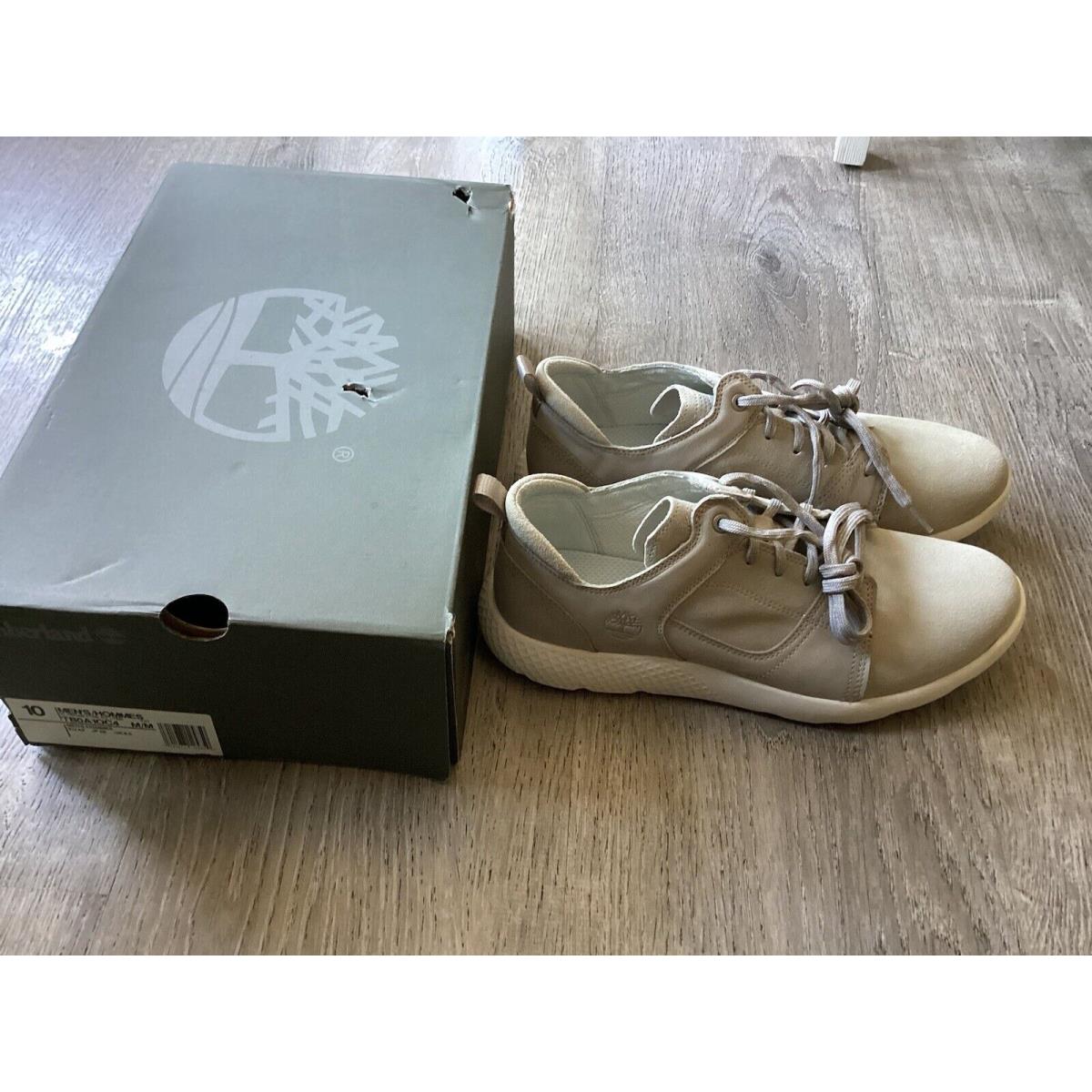 Timberland Mens Aerocore Flyroam Oxford Beige Sneakers Size 10 Shoes W/ Box