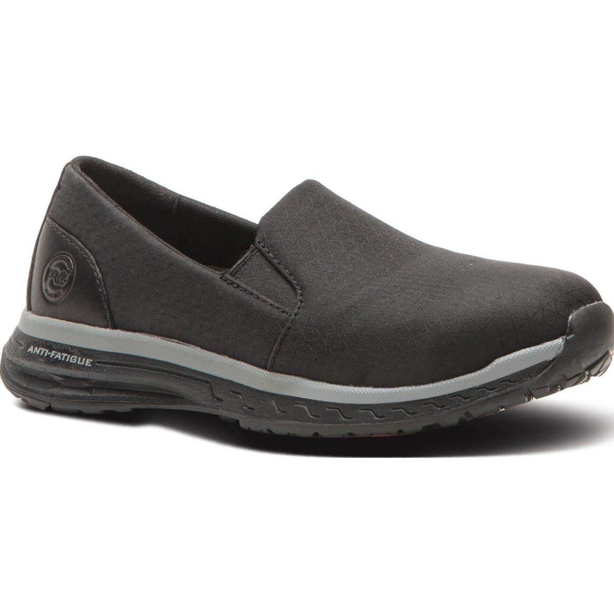 Timberland Pro Drivetrain Women`s Alloy Toe Electrical Hazard Black Slip-on Work - BLACK GREY