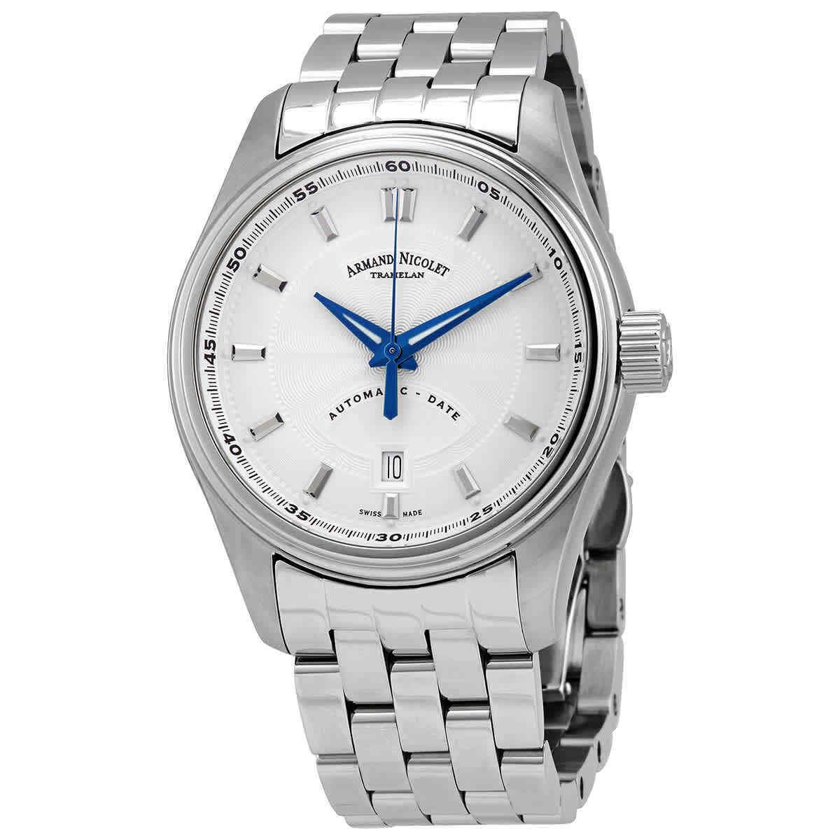 Armand Nicolet MH2 Automatic Silver Dial Men`s Watch A640A-AG-MA2640A