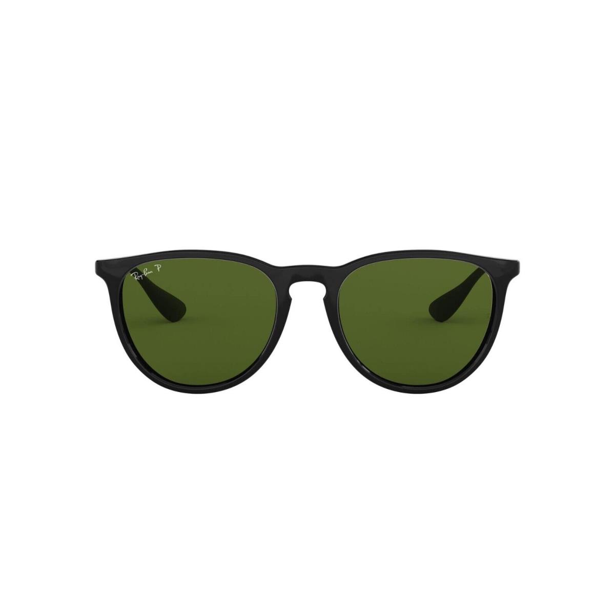 Ray-ban Designer Erika Sunglasses Black with Green Polarized Lens RB4171F