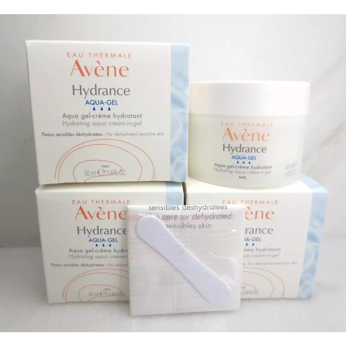 Avene Hydrance Aqua Gel Hydrating Aqua Cream IN Gel 1.6 OZ 3PCS Lot Exp: 02/27