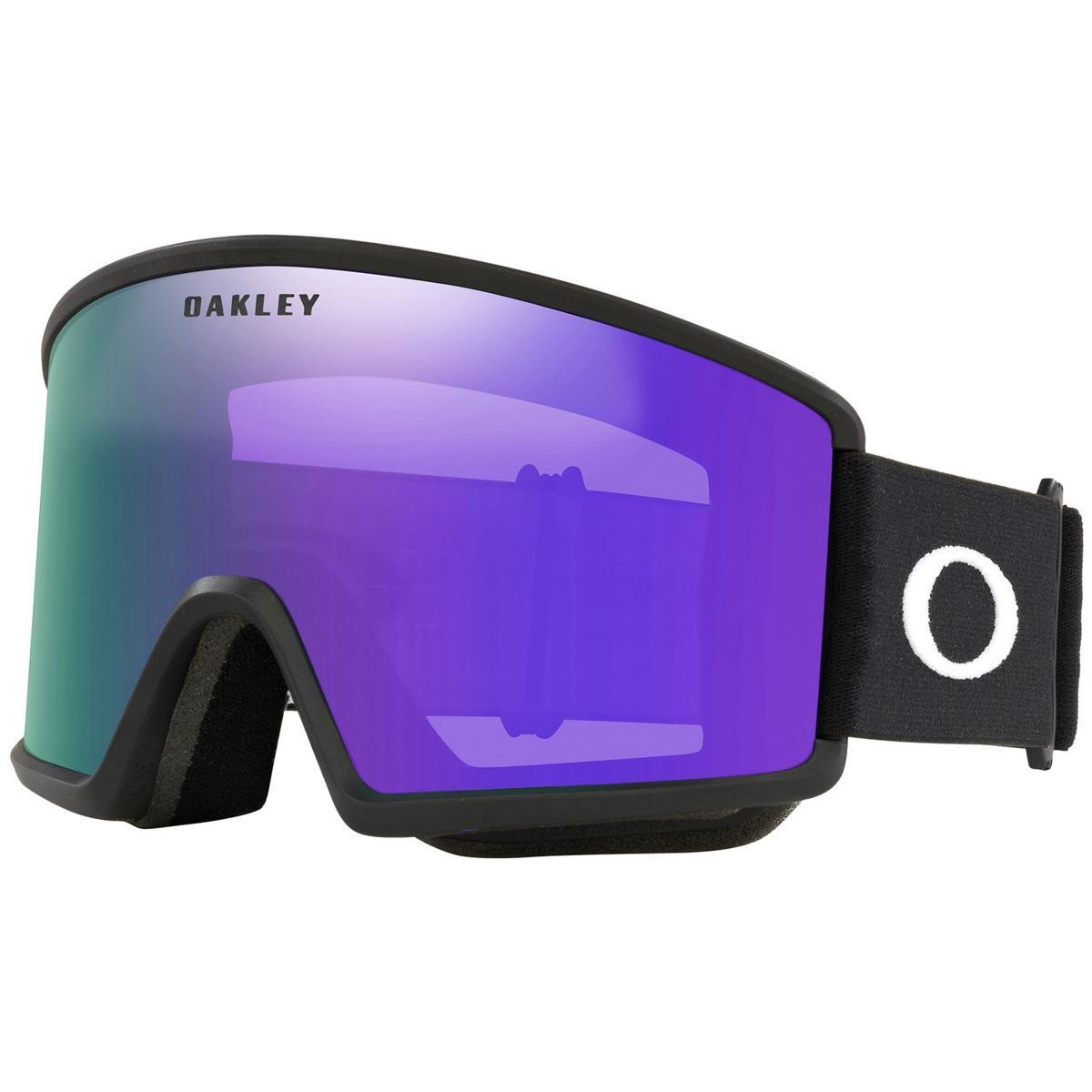 Oakley Target Line L Goggles Matte Black with Prizm Dark Grey Lens 2024 MATTE BLACK with Violet Iridium Lens