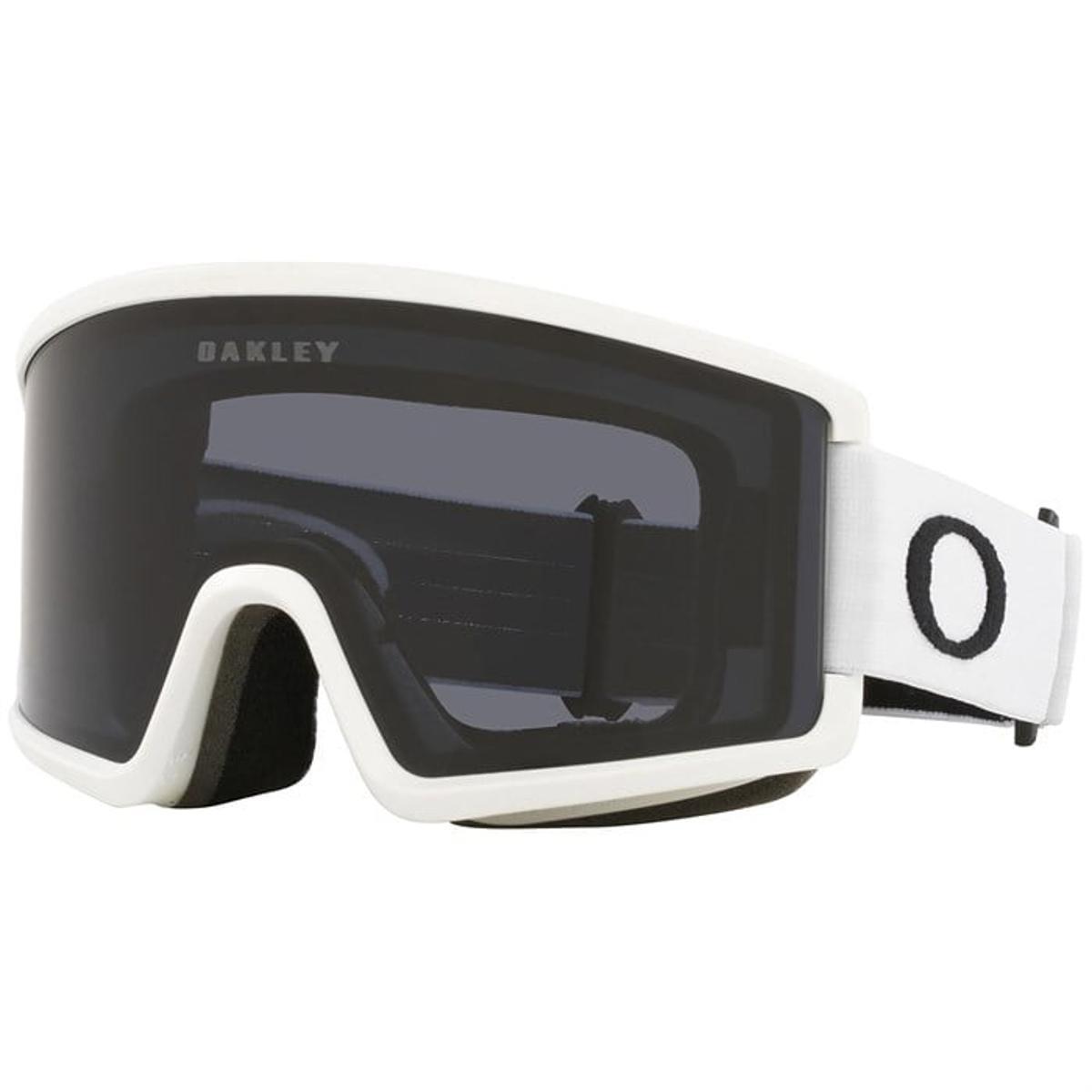 Oakley Target Line L Goggles Matte Black with Prizm Dark Grey Lens 2024 MATTE WHITE with Prizm Dark Grey Lens