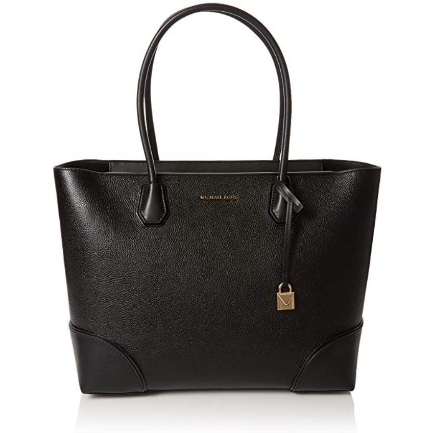 Michael Kors Women`s Black Leather Large Studio Mercer Gallery Tote V1004