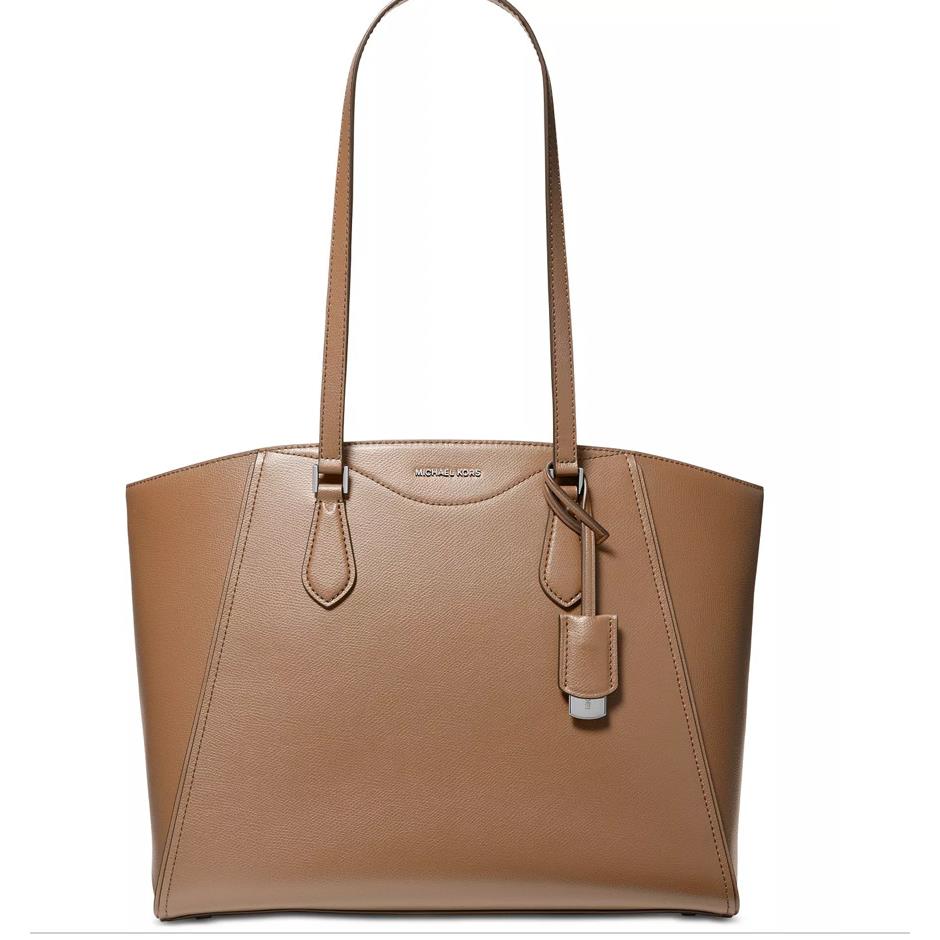 Michael Kors Large Leather Tote Driftwood