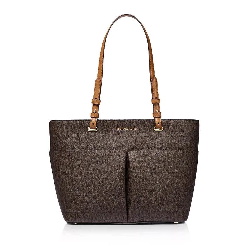 Kors V11506 Brown / Acorn Bedford Medium Logo Tote Bag