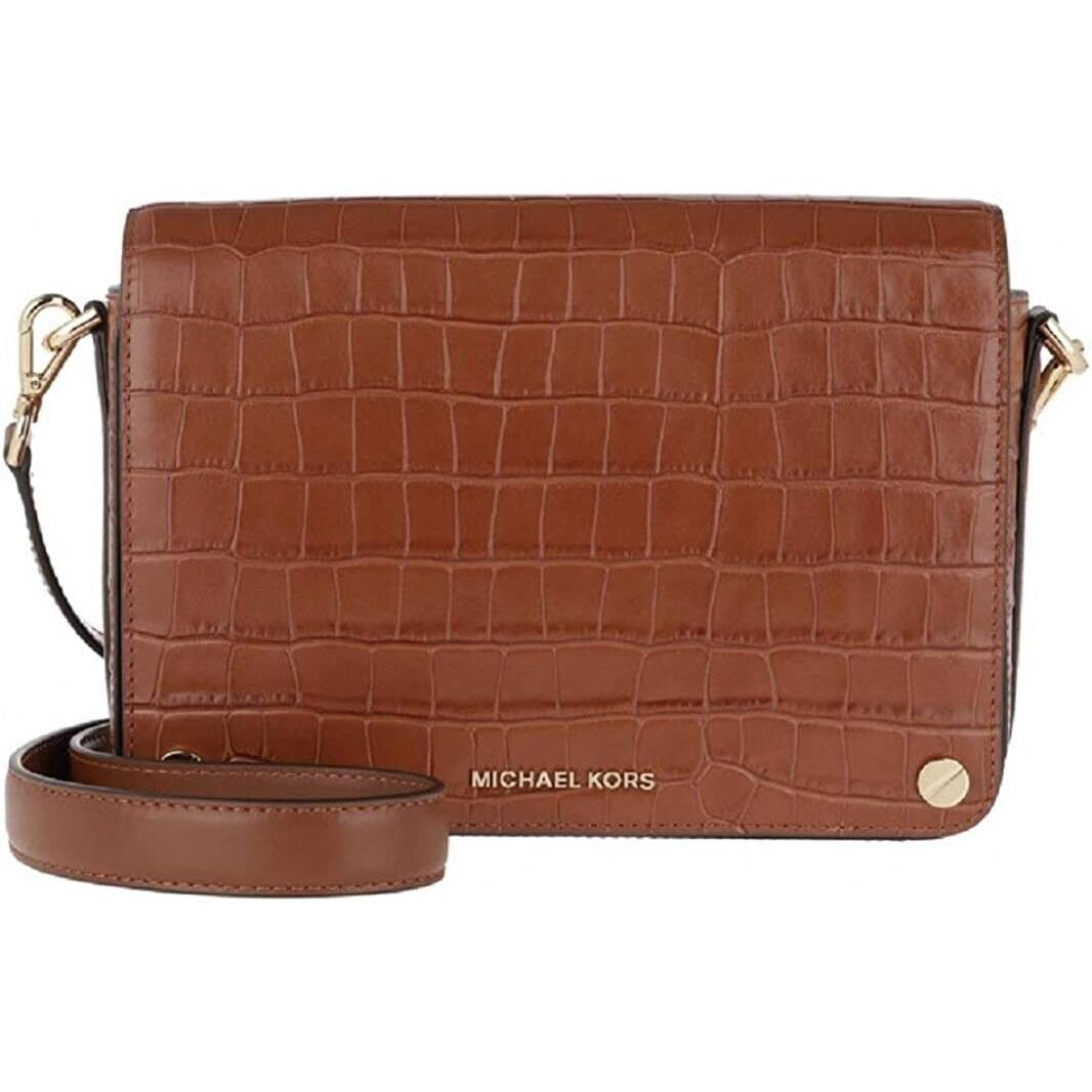 Kors Women`s Jet Set Large Embossed Crossbody