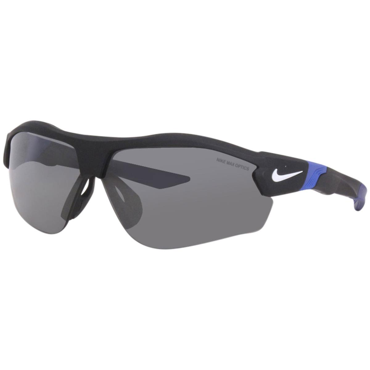 Nike Show-X3 DJ2036 010 Sunglasses Men`s Black/grey-silver Mirror Lenses 72mm