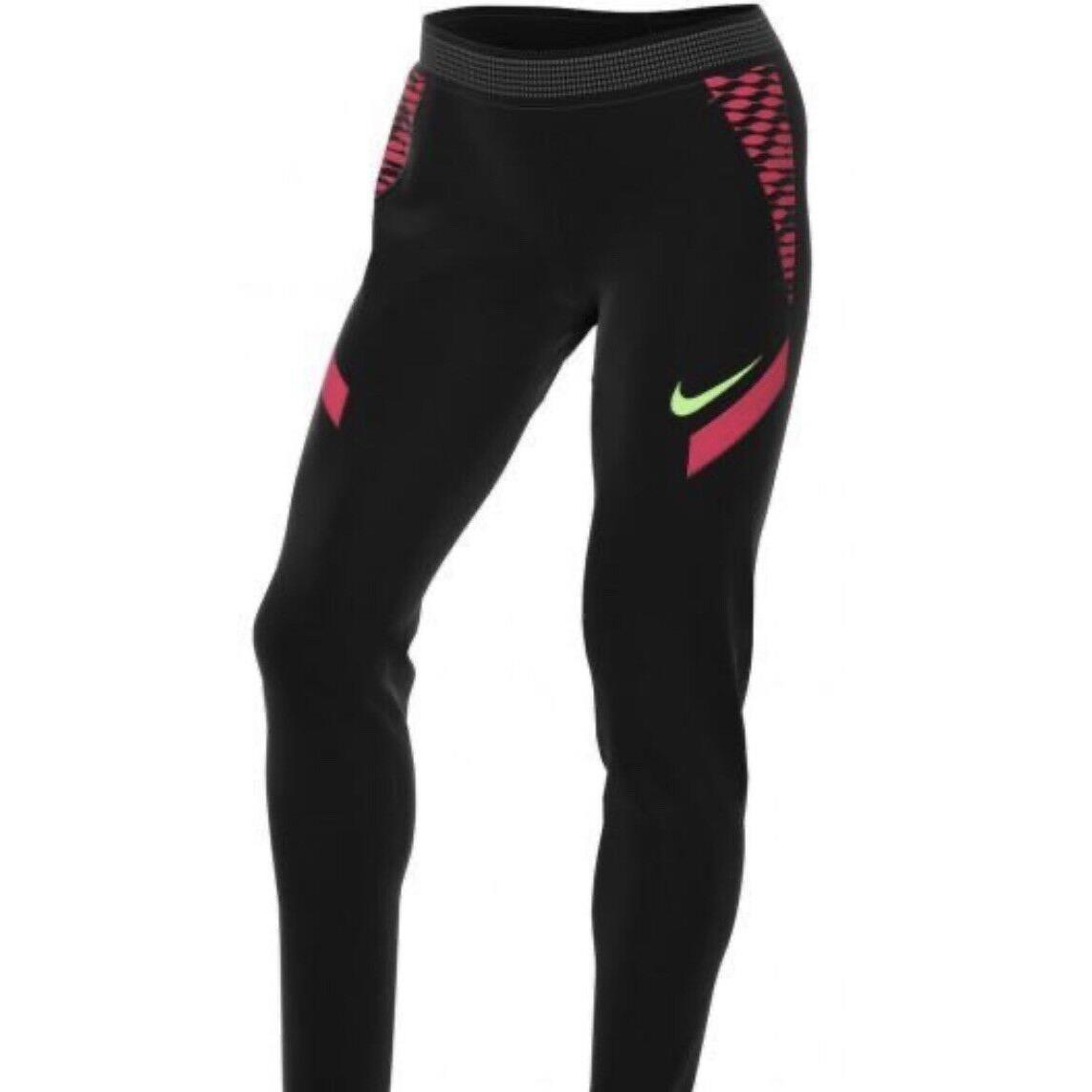 Nike Dry Strike 21 Soccer Training Pant Women`s Medium Black CW6093 013