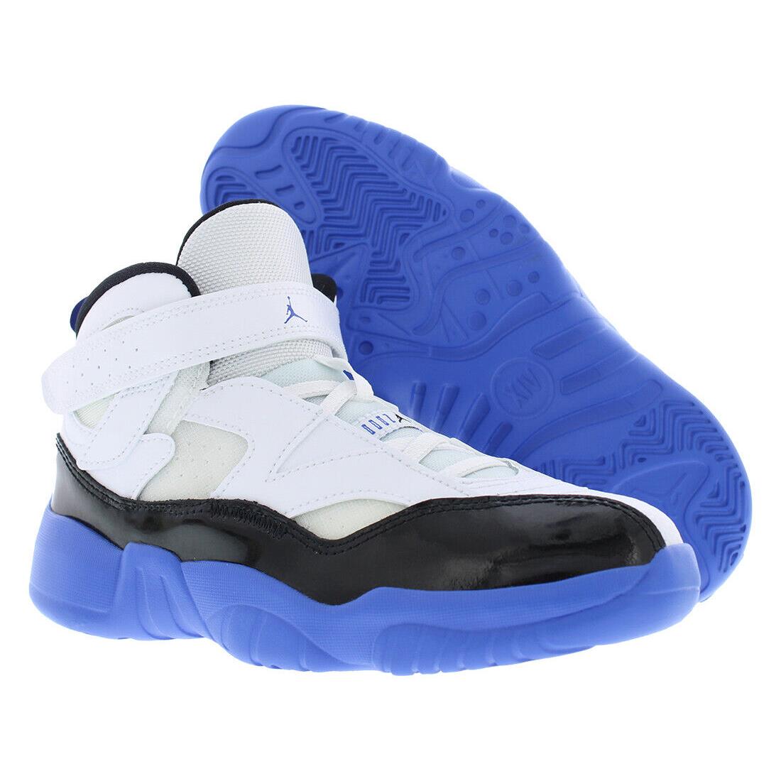 Nike Jumpman Two Trey PS Boys Shoes Size 3 Color: White/game Royal/black