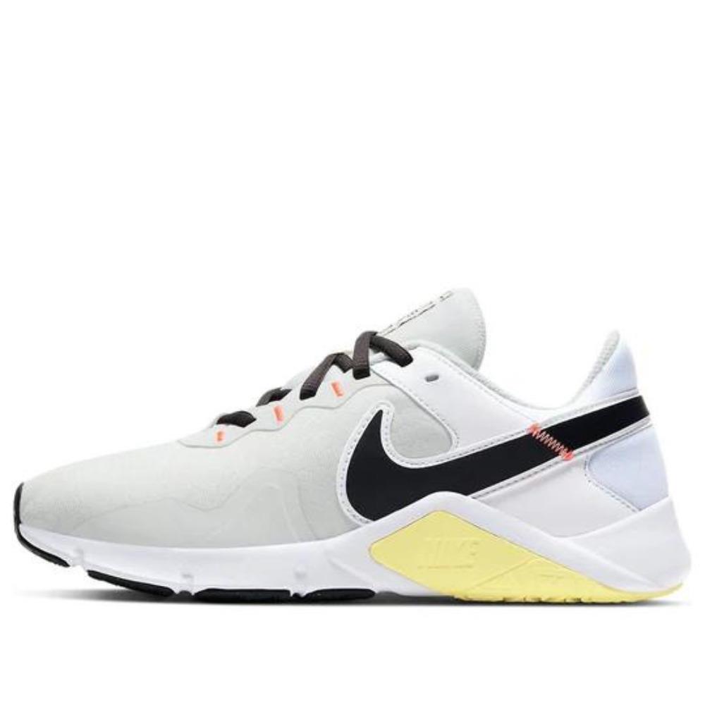 Nike Legend Essential 2 CQ9545-107 Sneaker Women`s 11 White Black Workout Shoes - White