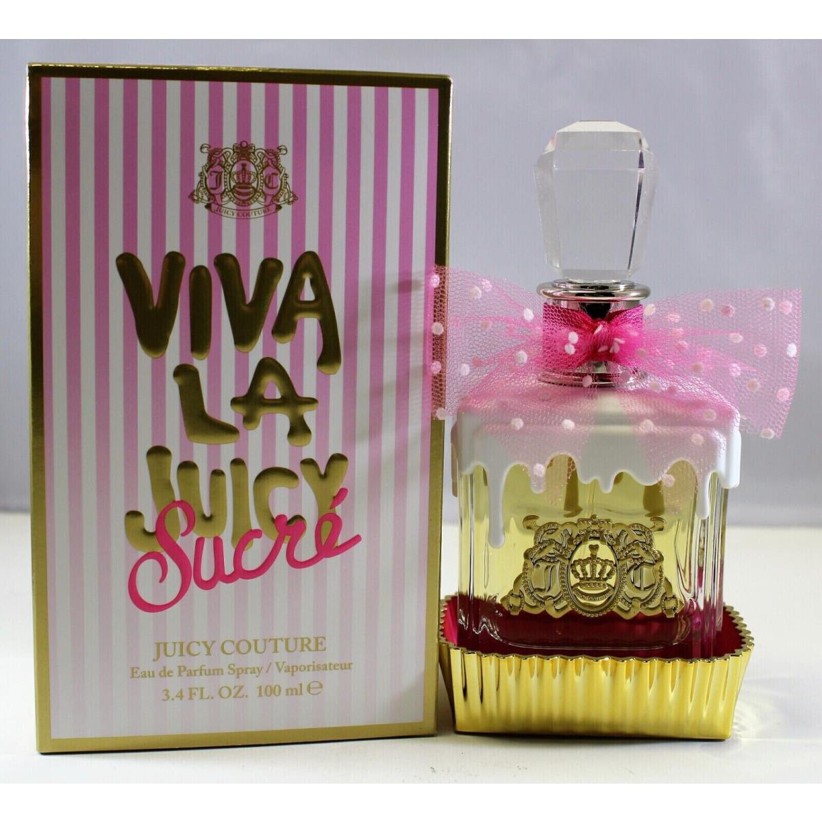 Viva LA Juicy Sucre 3.4 oz /100ml Eau De Parfum Spray / NO Cellophane