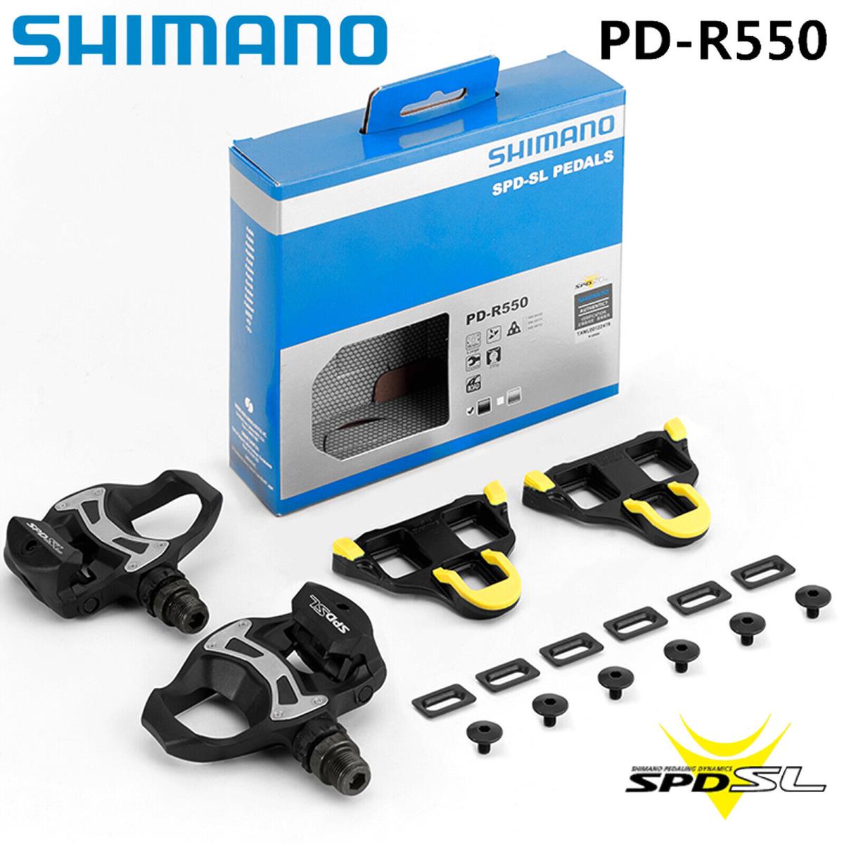 Shimano Tiagra PD-R550 Spd-sl Clipless Pedals with SH11 Cleats Road Bike Parts