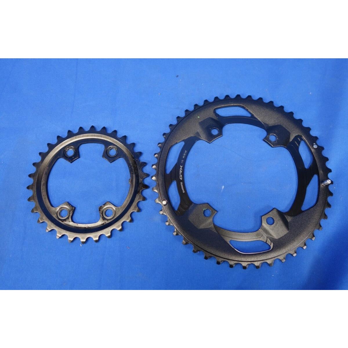 Shimano Grx 600 Chainring Set 46/30t 11 Speed FC-RX600 110/80 Pcd