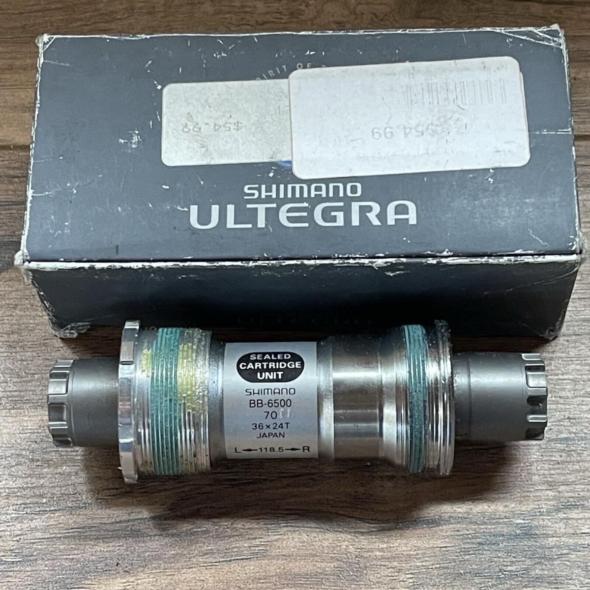 Nos Shimano Ultegra BB-6500 Italian Thread Octalink V.bottom Bracket 70 x 118.5