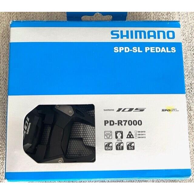 Shimano PD-R7000 Spd-sl Clipless Road Bike Pedals - Black