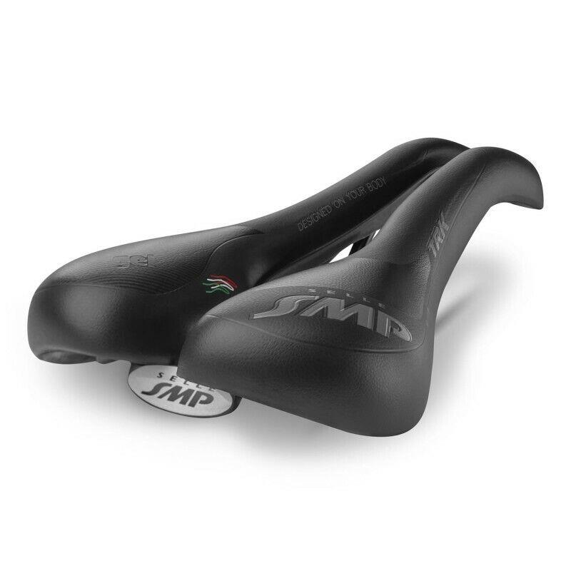 Selle Smp Trk Medium Gel Bicycle Saddle Made in Italy Black