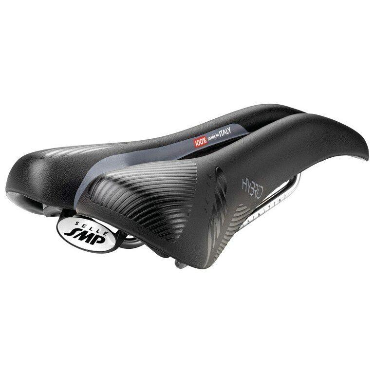 Selle Smp Hybrid Bicycle Saddle - Black - Made in Italy