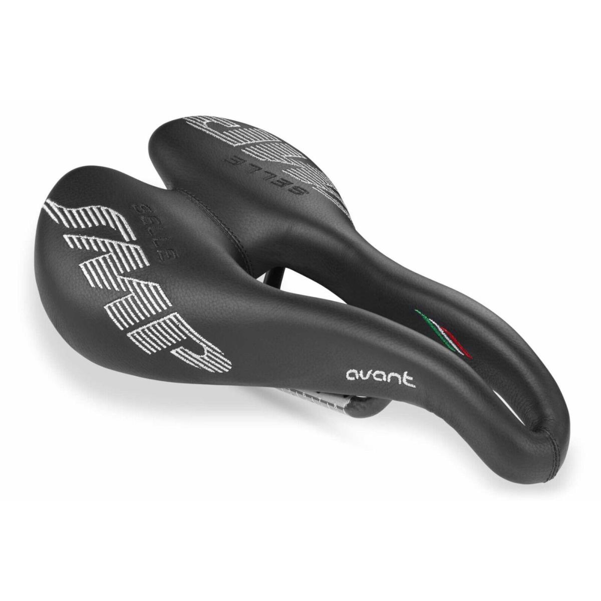 Selle Smp Avant Black Bicycl Saddle w/ Carbon Rails - W 154mm x L 269mm