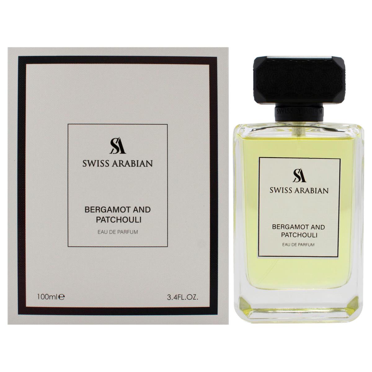 Bergamot and Patchouli by Swiss Arabian For Men - 3.4 oz Edp Spray