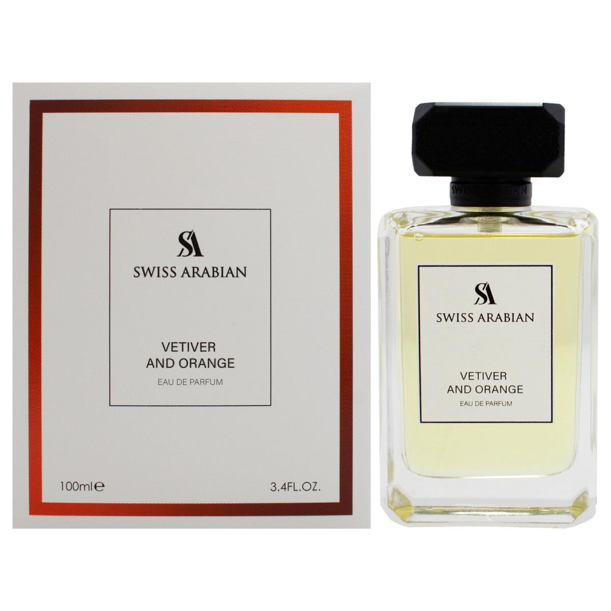 Vetiver and Orange by Swiss Arabian For Women - 3.4 oz Edp Spray