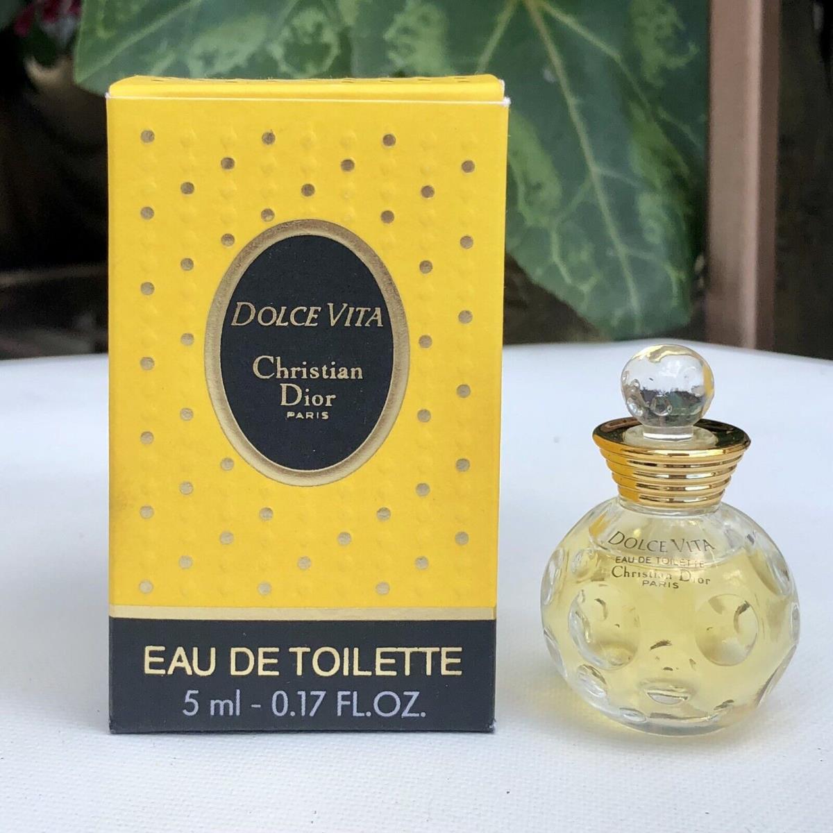 Vintage Formula Dolce Vita Christian Dior Edt 5ml Mini Perfume