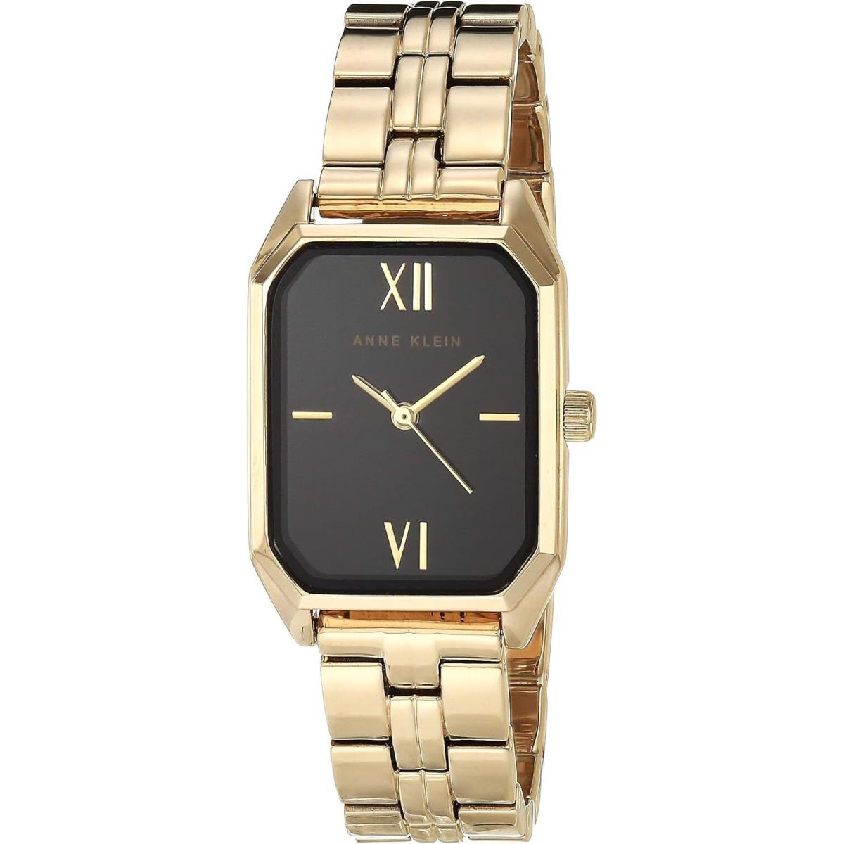 Anne Klein Women`s Bracelet Watch Gold/black