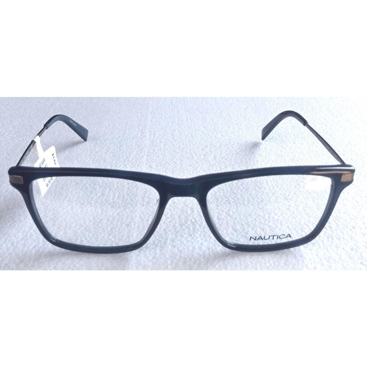 Nautica Glasses Mens /color/model/material Eyeglass Frames 54-18-145/Shiny Navy/N8134/Acetate