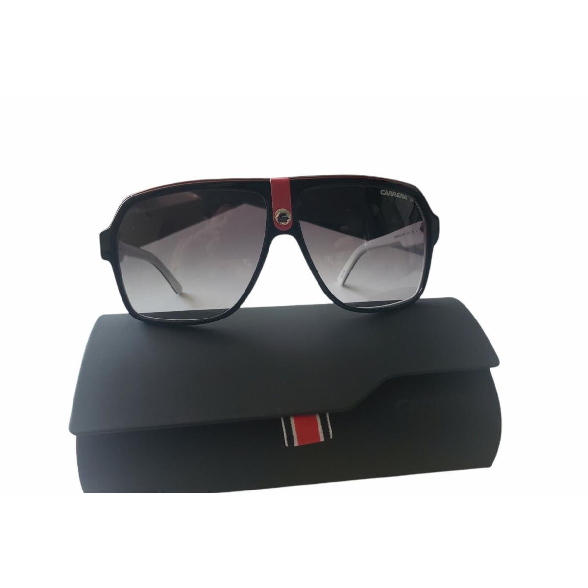 Men`s Carrera 33/S Pilot 8V4PT Sunglasses in Black and Crystal White