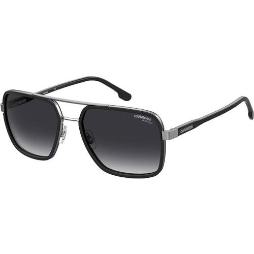 Carrera Metal Sunglasses 256/S 085K/9O Ruthenium Black Grey Gradient Lens 58
