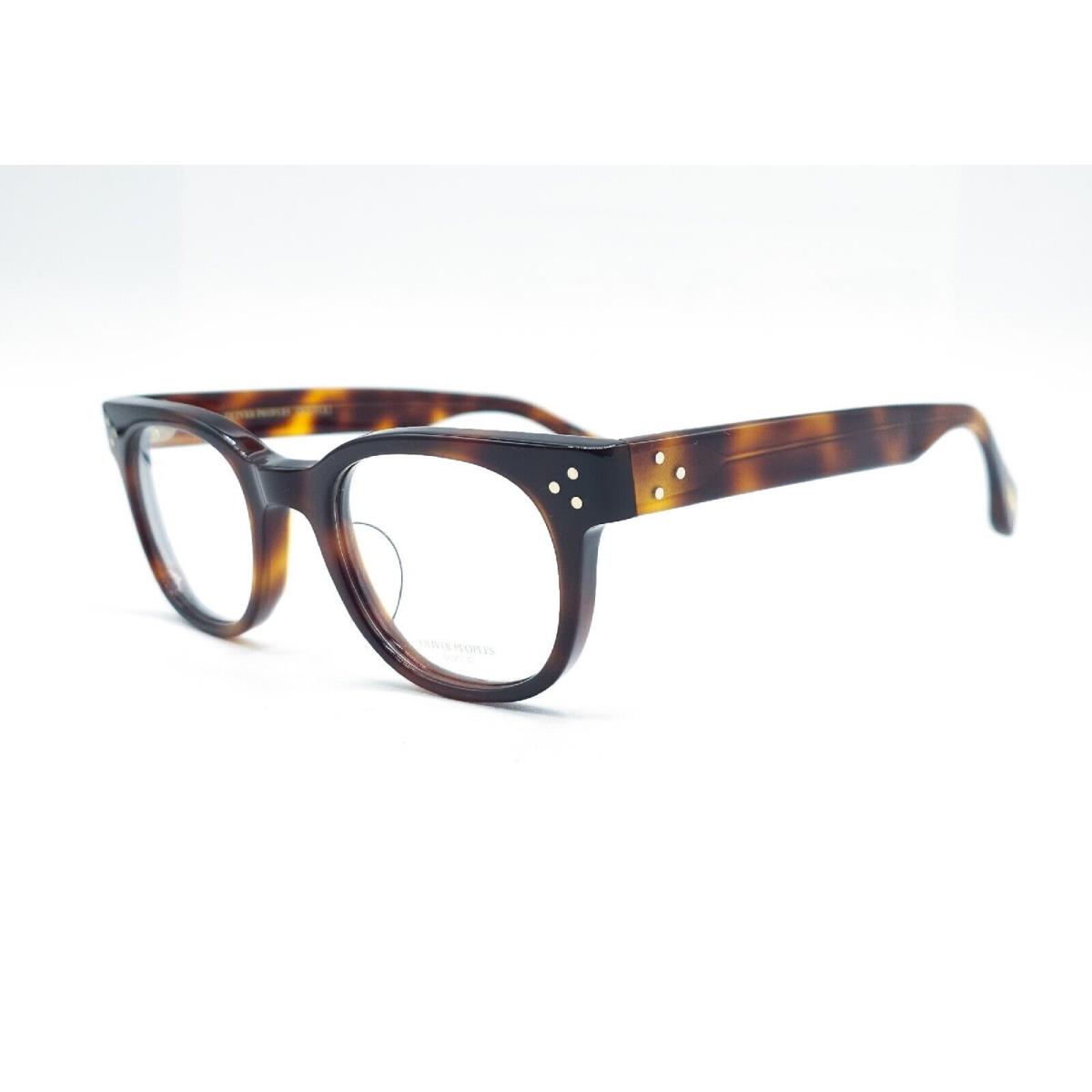 Oliver Peoples Afton-r Eyeglasses Dark Mahogany DM Size 47 1 Left