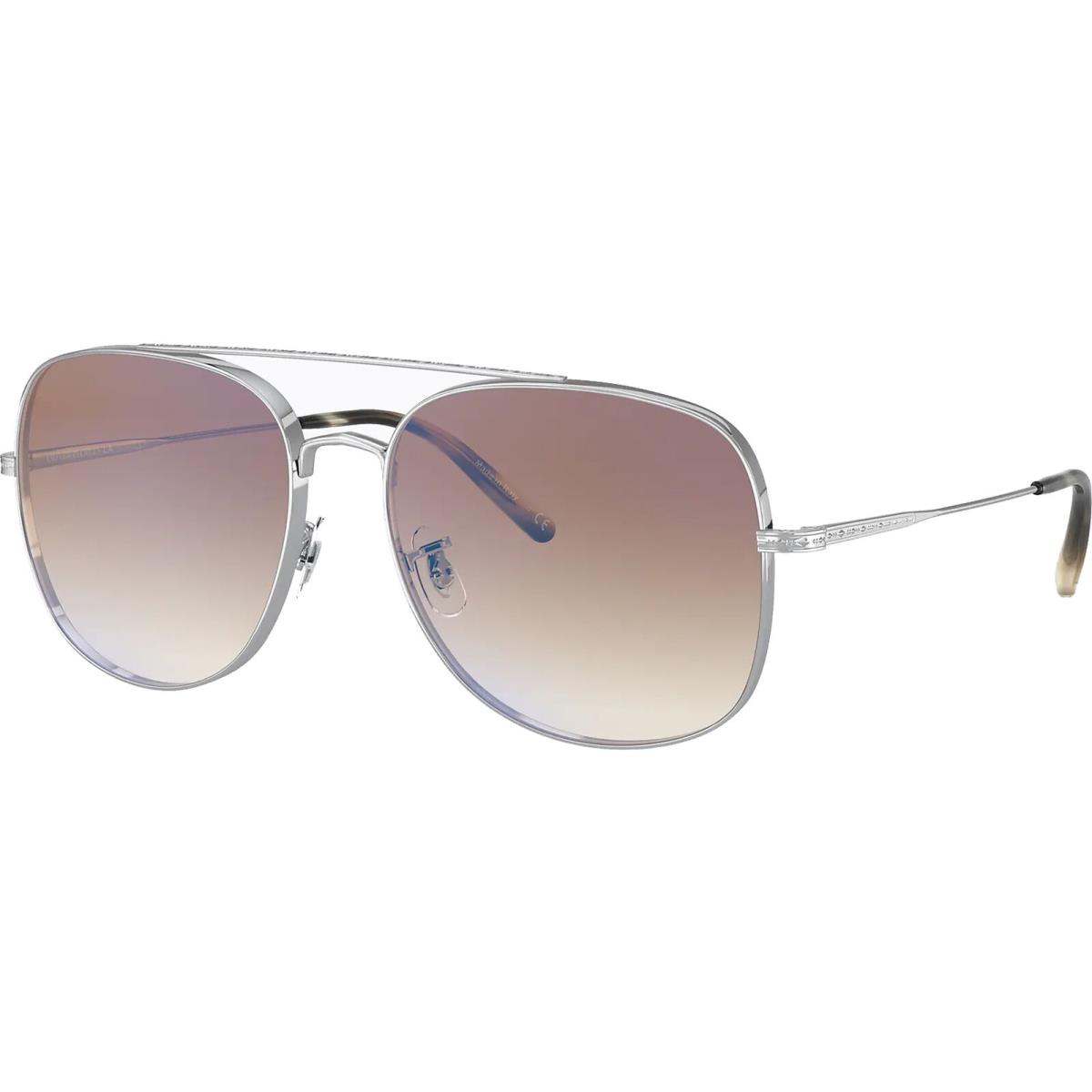 Oliver Peoples Taron Silver-tone Square Sunglasses - OV1272S 5036K3 58 - Italy