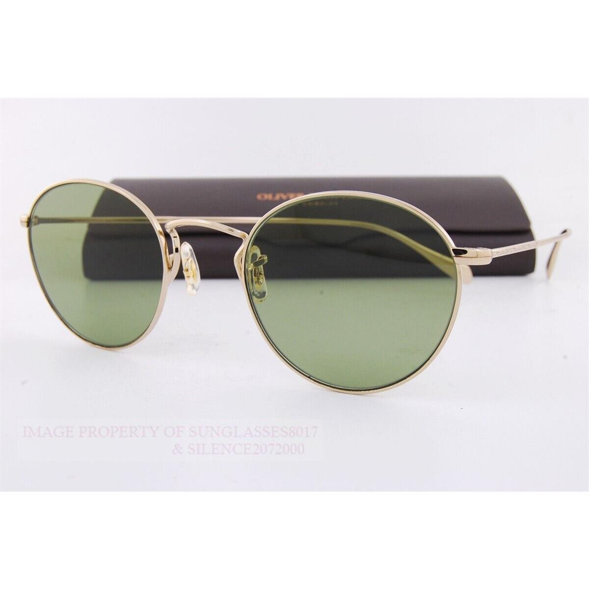 Oliver Peoples Sunglasses Coleridge Sun 1186S 514552 Gold/green Unisex