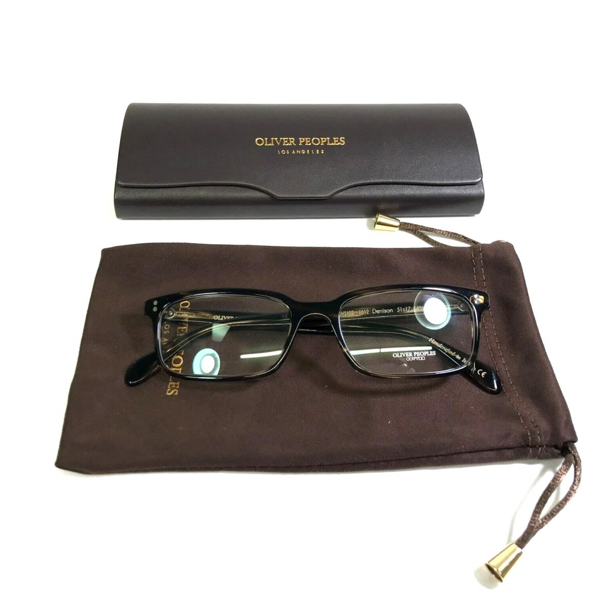 Oliver Peoples Eyeglasses Frames OV5102 1612 Denison Cinder Cocobolo 51-17-140 - Frame: Brown