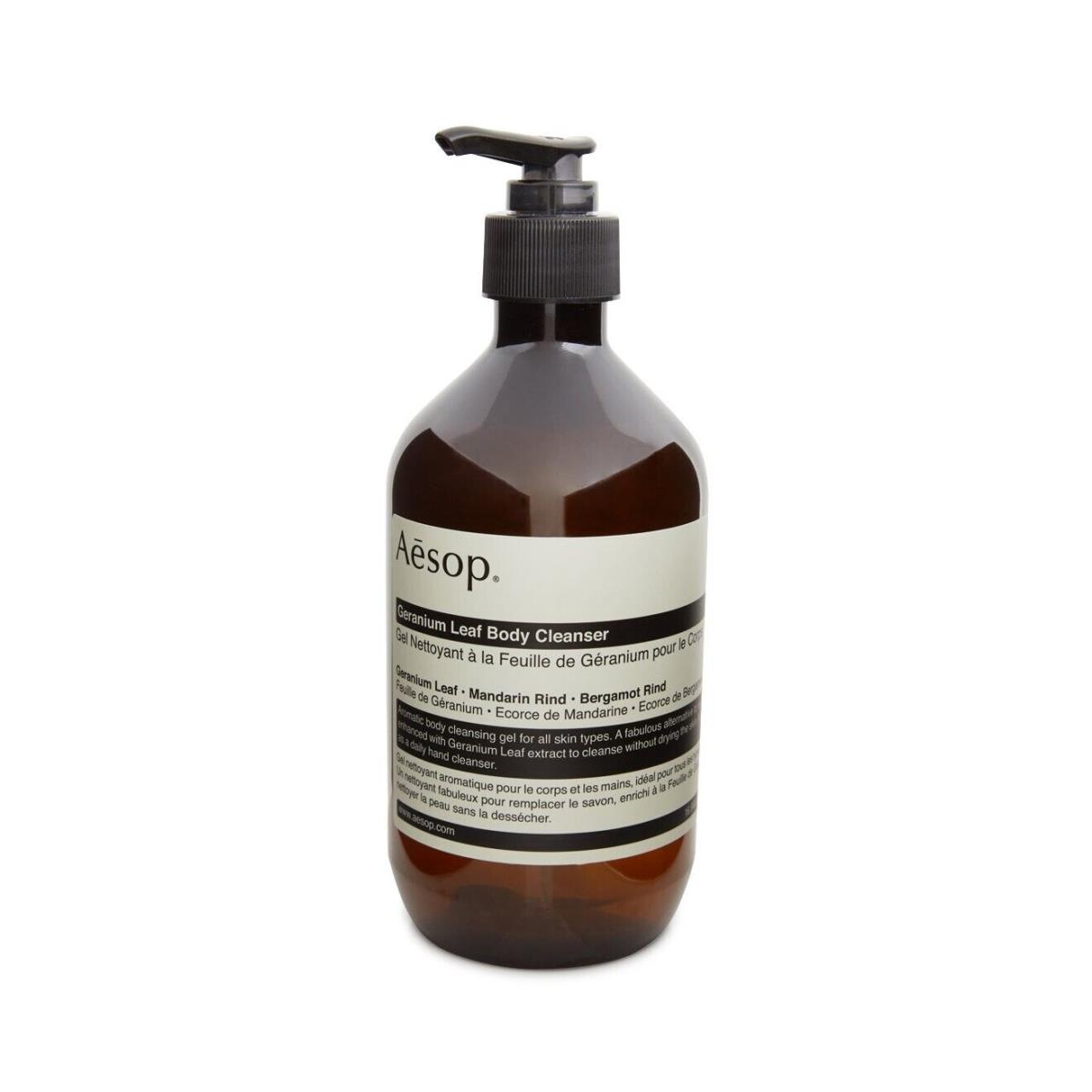 Aesop Geranium Leaf Body Cleanser 500ml Womens Skin Care