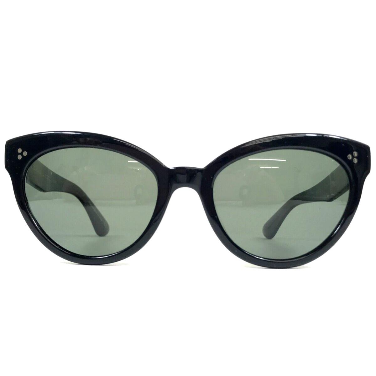 Oliver Peoples Sunglasses OV5355SU 10059A Roella Shiny Black w/ Green Polarized