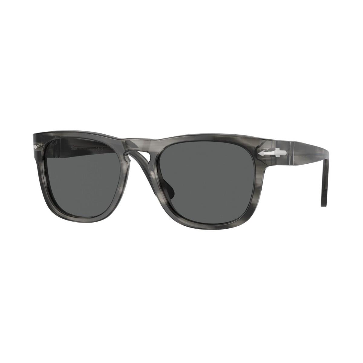 Persol PO 3333S Striped Grey/dark Grey 1192/B1 Sunglasses