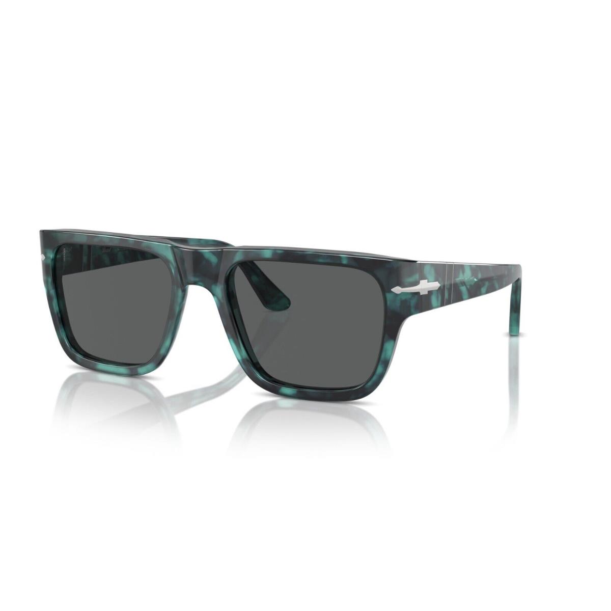 Persol PO 3348S Blue Havana/dark Grey 1211/B1 Sunglasses - Frame: Blue Havana, Lens: Dark Grey