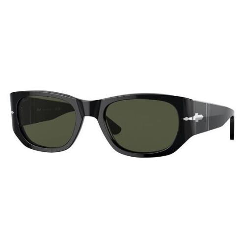 Persol PO3307S 95 31 Black Green 55 mm Unisex Sunglasses