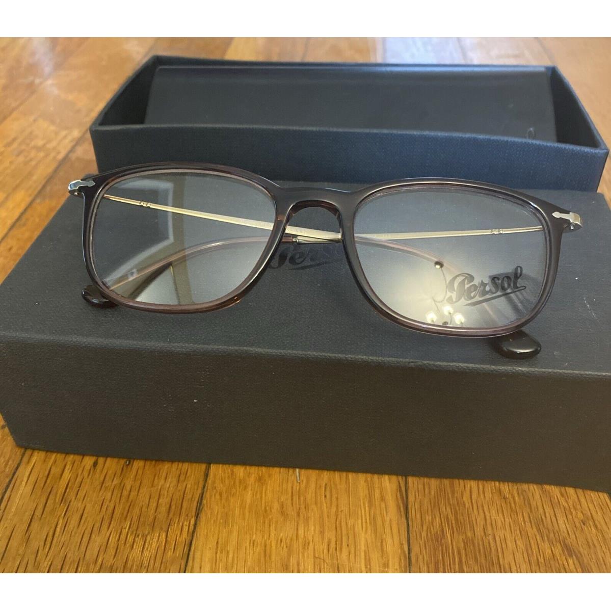 Persol Eyeglasses 3146-V 1054 Brown 51-19-140 with Case