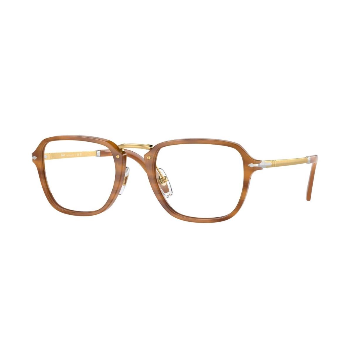 Persol PO 3331V Striped Brown 960 Eyeglasses