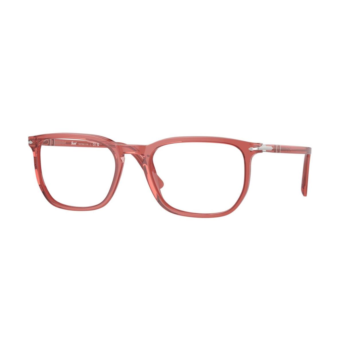 Persol PO 3339V Transparent Red 1198 Eyeglasses