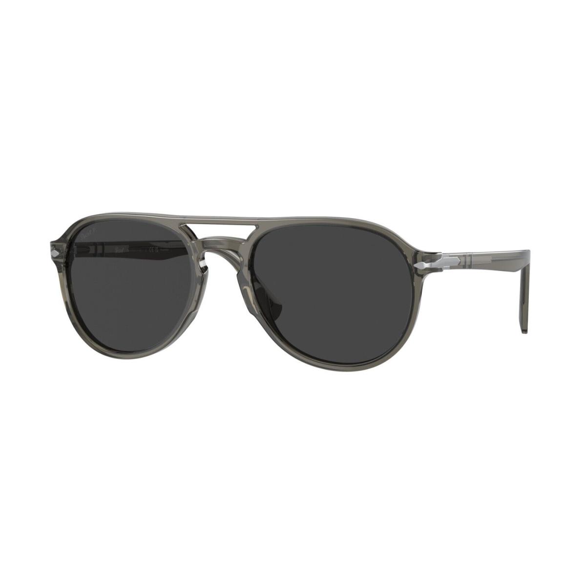 Persol Officina PO 3235S Smoke Grey/dark Grey Polarized 1201/48 Sunglasses