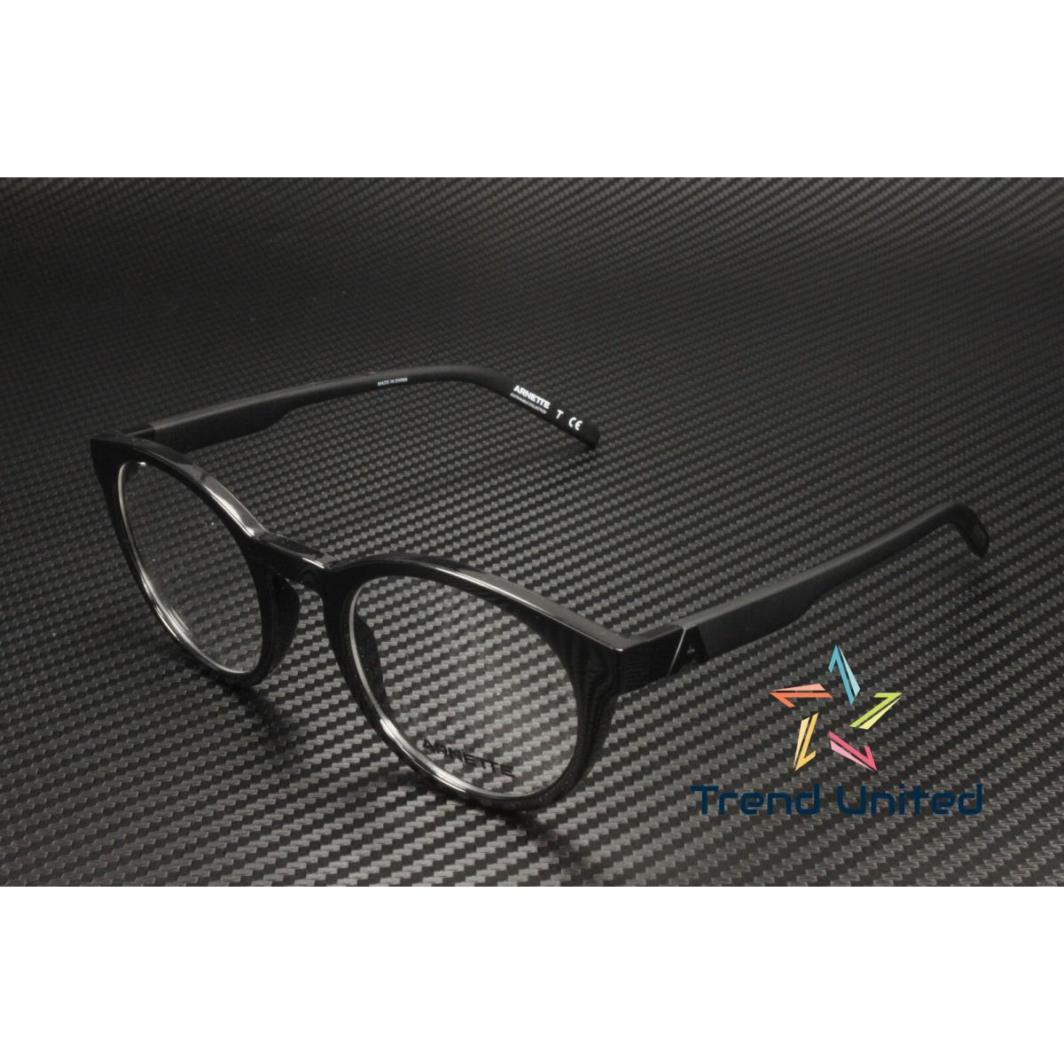 Arnette AN7182 2701 Shiny Black Demo Lens 49 mm Men`s Eyeglasses