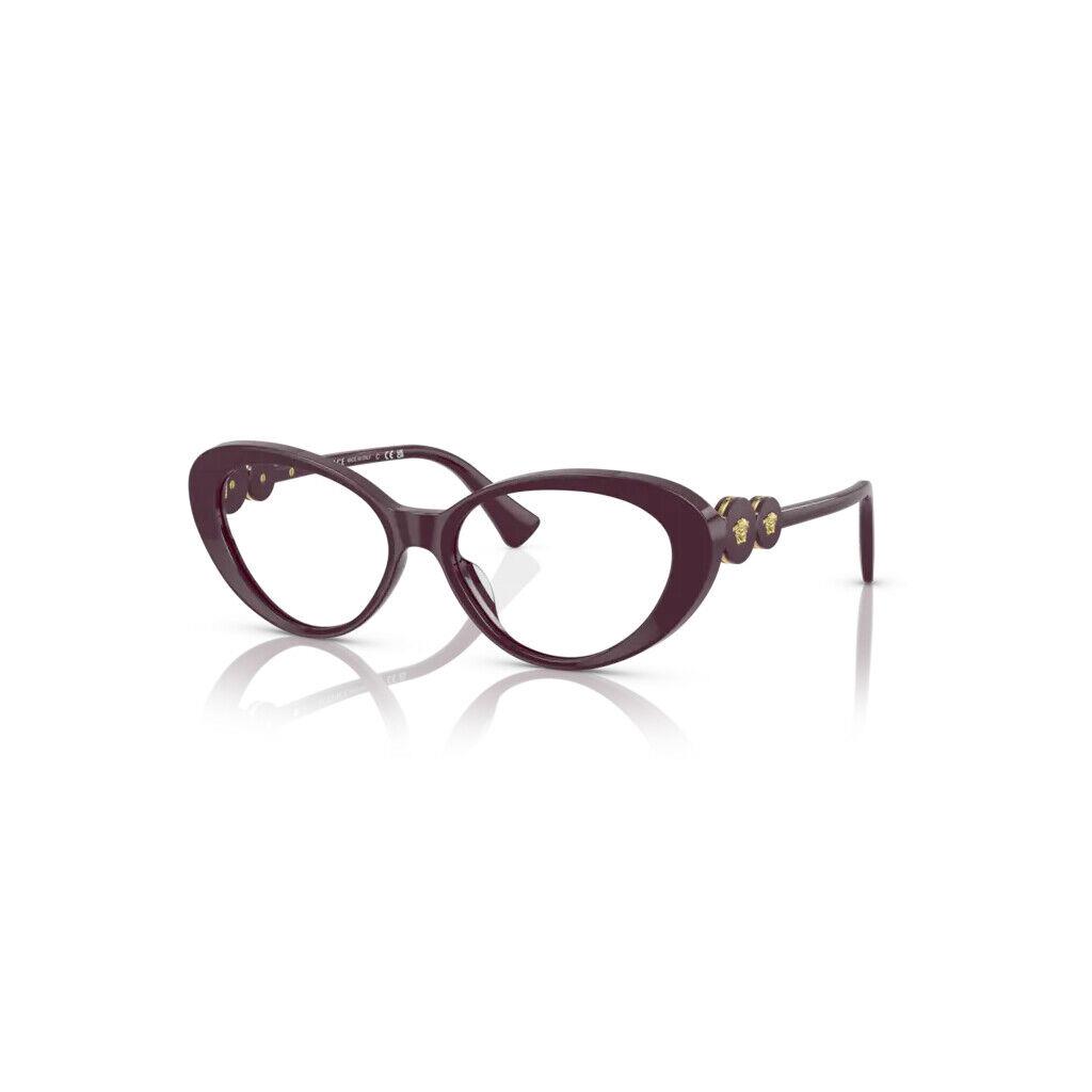 Versace Eyeglasses Frame VE3331U 5382 Bordeaux Woman